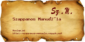 Szappanos Manuéla névjegykártya